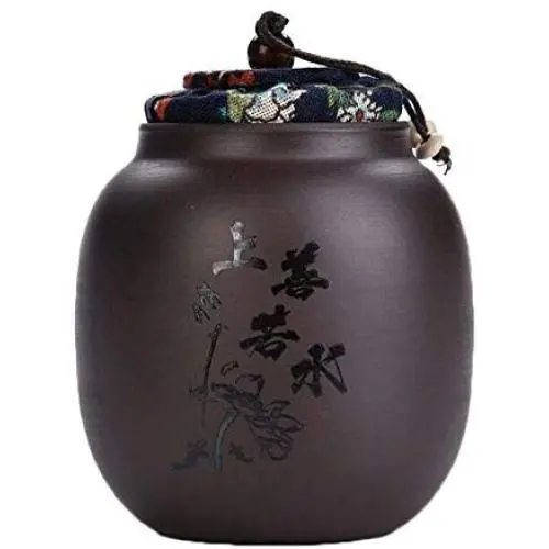 Ceramic Tea Storage Container Kitchen Storage Canister Jar for Candy Coffee - 7.8 x 10 cm/3.1 x 3.9 inches - 28 Ceramic Tea Storage Container Kitchen Storage Canister Jar for Candy Coffee - 7.8 x 10 cm/3.1 x 3.9 inches - 28