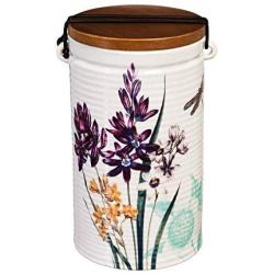 Cypress Home Vivid Bouquet Ceramic Canisters, Set of 3