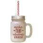 Maroon Make Today Ridiculously Amazing Frosted Glass Mason Jar With Straw