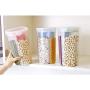 Kitchen compartment storage tank, multi-grain transparent sealed can, multi-function plastic storage box