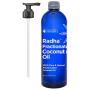 Radha Beauty Fractionated Coconut Oil - 100% Pure & Natural Carrier and Base Oil for Aromatherapy, Hair and Skin - Comes with Pump, 16 fl oz.