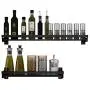 Taglines Spice Rack Single-Layer Wall Mounted Seasoning Organizer for Pantry Condiment Bathroom Shelf-Space Saving 304 Stainless Steel Herb Jar Bottle Cans Holder Cabinet Storage Easy to Assemble Taglines Spice Rack Single-Layer Wall Mounted Seasoning Organizer for Pantry Condiment Bathroom Shelf-Space Saving 304 Stainless Steel Herb Jar Bottle Cans Holder Cabinet Storage Easy to Assemble