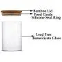 Danmu 5Pcs a Set Lead Free Borosilicate Glass Storage Jars Kitchen Jars Food Storage Jars with Airtight Bamboo Lids, Kitchen Storage Containers, 6oz 8.5oz 10oz 12.8oz 17oz Danmu 5Pcs a Set Lead Free Borosilicate Glass Storage Jars Kitchen Jars Food Storage Jars with Airtight Bamboo Lids, Kitchen Storage Containers, 6oz 8.5oz 10oz 12.8oz 17oz
