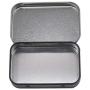 HONEYPUFF portable stainless steel tin box storage silicone container jars， non-stick storage wax carrying case