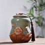 Cereal Containers Ceramic Canister,Lidded Containers (color : A, Size : M)