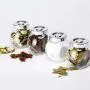 XSWZAQ Double bottom bottle glass sealed storage tank with lid candy seasoning food jar small mini bottle XSWZAQ Double bottom bottle glass sealed storage tank with lid candy seasoning food jar small mini bottle