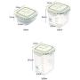 Stackable Plastic Storage Box Sealing Jar Household Storage Box Kitchen Fridge Drink Noodle Grain Storage Food Container,240Ml