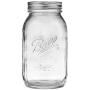 Ball Regular Mouth Clear Glass Canning Quart Mason Jars w/Lids, 32 Oz (24 Pack)