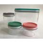 Multipurpose container set 4 piece (4, Clear Container set)