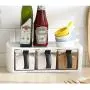 Bouteille d'assaisonnement Maison, avec poignée, visible, pour sel et autres condiments, organiseur de stockage pour cuisine. Bouteille d'assaisonnement Maison, avec poignée, visible, pour sel et autres condiments, organiseur de stockage pour cuisine.