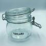 TOOLARA Clear glass Food Containers with Airtight Lids Canisters for Kitchen and Pantry Storages - Storage Food Jars for Cereal, Flour, Cookies, Flour - BPA-Free Container Set