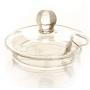 SHUNYUS Storage Jars Glass Jar, Glass Transparent Jar Sugar Bowl Spice Jar With Glass Cover For Home Kitchen Storage