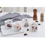 Mini Spice Jars Creative kitchen ceramic seasoning box set European seasoning bottle home