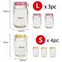 Professional 3pcs 4pcs Set Bottle Shaped Food Storage Bags Snack Container Clear, Storage Jar Seal - Dean And, Red Canister Set, Zebra Storage Boxes, Empty Candy Box, Wedding Candy Jar, Clear Top Box