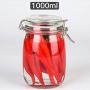 1Pcs Glass Storage Bottles Jars With Lid Large Capacity Honey Candy Jar Kitchen Storage Container Glass Jar,200Ml