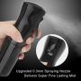 Mist Bottles for Hair, Suream 5.4oz/160ml Black Continuous Mist Spray Mister for Curly Hair, Empty Plastic Refillable Water Houseplant Sprayer for Salon Use, Planting, Gardening, Ironing and Cleaning