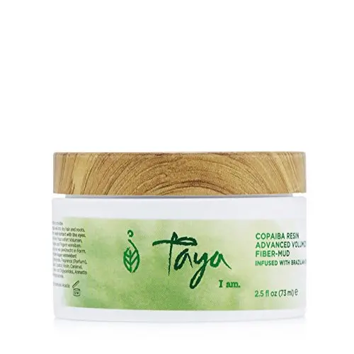 Taya Beauty Copaiba Resin Avancé - Crème Volumisante à Fibres-Mousse - Régénérante et Restauratrice pour Cheveux Abîmés - Pommade de Style à l'Huile de Coco pour Hommes et Femmes - 76 ml Pot