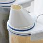 Cwg Kitchen Grain Miscellaneous Grains Storage Containers Moisture Proof Sealed Storage Jars Food Storage Tank with Measuring Cup Cover