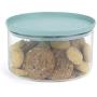 Brabantia Stackable Storage Jar with Lid, Glass Container, Box, Tub, Mint / Transparent, 110641