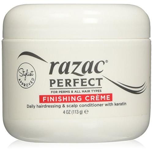 Razac Perfect for Perms Finishing Creme Daily Hairdressing and Scalp Conditioner, 4 Ounce