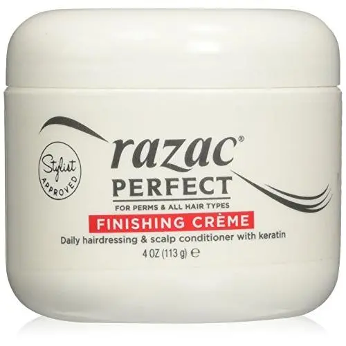 Razac Perfect for Perms Finishing Creme Daily Hairdressing and Scalp Conditioner, 4 Ounce Razac Perfect for Perms Finishing Creme Daily Hairdressing and Scalp Conditioner, 4 Ounce