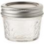 Ball 4-Ounce Quilted Crystal Jelly Jars with Lids and Bands, Set of 12-2 Pack (Total 24 Jars)