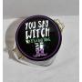 25 Home Decor New 8"&quotYou SAY Witch Like Its A Bad Thing Witch Boots Air Tight Ceramic Hinged Lid & Glass Canister Storage Jar