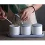 Ensemble de Récipients de Conserve pour Épices en Céramique, Bol de Service en Céramique – Pot d'Épices, Récipient de Conservation Alimentaire en Céramique. Ensemble de Récipients de Conserve pour Épices en Céramique, Bol de Service en Céramique – Pot d'Épices, Récipient de Conservation Alimentaire en Céramique.