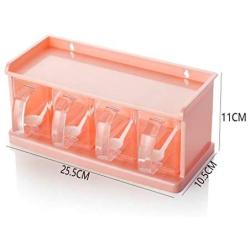 LQQGXLCondiment bottle, jar condiment storage box Spice jar, spice jar, seasoning jar, jar, kitchen spice storage box, pull out spice storage tank