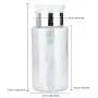 PANA Brand 7oz. (Menge: 2 Stück) Professionelle Druckflasche mit Flüssigkeitsempfänger (Silberdeckel, klare Flasche, ohne Beschriftung!!)