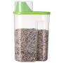 XISAOK Dried Food Cereal Flour Pasta Food Storage Dispenser Rice Container Sealed Box Capacity:2.5L
