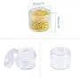 FidgetKute 16~20 Pack Clear Plastic Bead Storage Container Jars with Round Screw-Top Lids 20Pack/30ml FidgetKute 16~20 Pack Clear Plastic Bead Storage Container Jars with Round Screw-Top Lids 20Pack/30ml