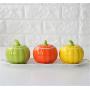 Mini Spice Jars Creative ceramic seasoning bottle three-piece combination home