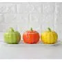 Bouteilles de condiment céramiques créatives Mini Spice Jars – Combinaison de 3 pièces pour la maison
