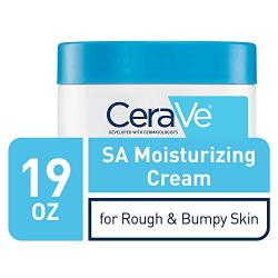 Cerave SA Cream | 19 oz | Renewing Salicylic Acid Body Cream for Rough & Bumpy Skin | Fragrance Free