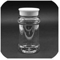 Kitchen Tea Storage Bottle Plastic Transparent Beads Storage Jar Vial Candy Jewelry Container With Lid Organizer Cans,03