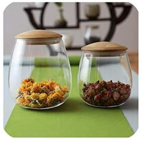Unique Nordic Glass Storage Bottle With Wooden Cover Minimalist Jars Storage Bottle Organizer Food Container For Kitchen Home,L Unique Nordic Glass Storage Bottle With Wooden Cover Minimalist Jars Storage Bottle Organizer Food Container For Kitchen Home,L