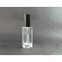 1PCS Clear Empty Refill Glass Fine Mist Perfume Spray Bottle Jars Atomizer with Black Cap Cosmetic Fragrance Aromatherapy Makeup Water Storage Holder Container DIY Beauty Tool(30ml/1oz)