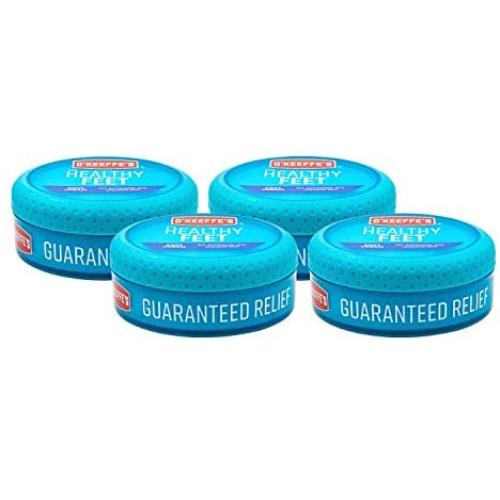 OKeeffes K0320001-4 Healthy Feet Foot Cream in Jar (4 Pack), 3.2 oz