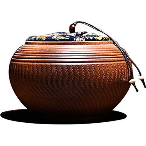 Keramik Teekanne Set Keramik Jar Wasserdicht Süßigkeitenbehälter Lebensmittelbehälter Tischdeko Geschenk Dekoratives Zubehör (Farbe: Braun, Größe: 13139cm)