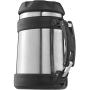 Brentwood FTS-505S Food Jar Vacuum Insulated, 16 oz, Stainless Steel/Black