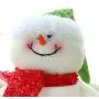 3 Stück Weihnachts-Süßigkeitenbehälter Niedlicher Weihnachtselfe Santa Schneemann Klare Kunststoff Süßigkeitenbehälter