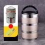 Thermos Food Jar Thermos Stainless Food Flask For Kids With Spoon,Storage Bag (Color : Gold, Size : G)