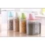 Kitchen multi-grain sealed cans/plastic transparent grain storage box/rice fresh sealed cans