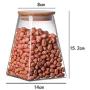 UPKOCH Glass Canister with Lid Food Storage Jars Borosilicate Glass Jar Can Sealing Bottle Coffee Bean Loose Tea Salt Sugar Organizer 1pc 950ML