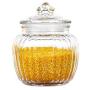 Sealed Storage Jar Food Grains Moisture-proof Glass Bottle Honey Jam Coffee Seal Storage Cans DELICATEWNN (Capacity : 650ml1)