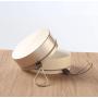 1Pcs 100ml/3.3oz Empty Refillable Frosted Glass Cream Jars with Elastic Rubber Cord and Inner Liner Cosmetic Sample Travel Containers Pot for Scrub Body Cream Ointments
