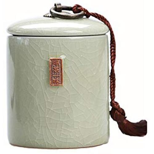 East Majik Ceramics Storage Jars for Tea Coffee Sugar and Herbs with Cover