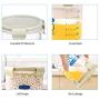 Decdeal Food Storage Container Clear PP Sealed Can Grain Storage Tank with Lid Sealed Food Jar Box for Storing Grains Beans Sugar Coffee Seeds