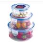 Tree House Food Storage canisters, Plastic Crisper Box Storage jar with lid Versatile Clear cans-B
